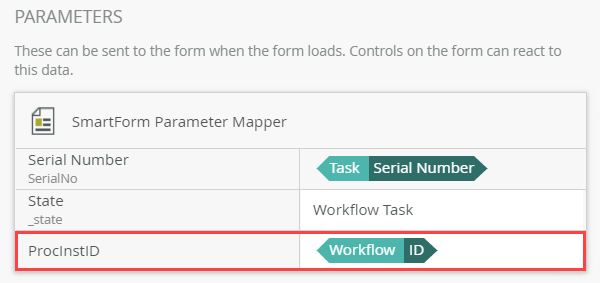 Map Workflow ID to Parameter