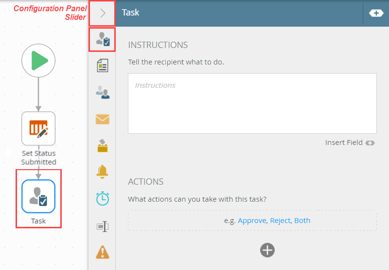 Configuring the Task Step