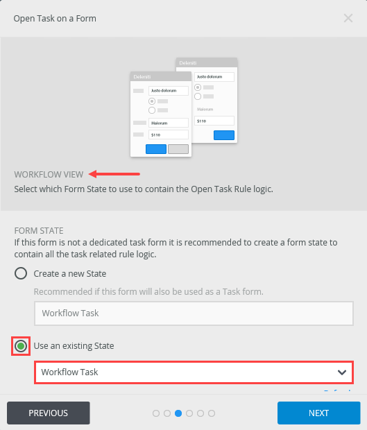 Workflow Task View