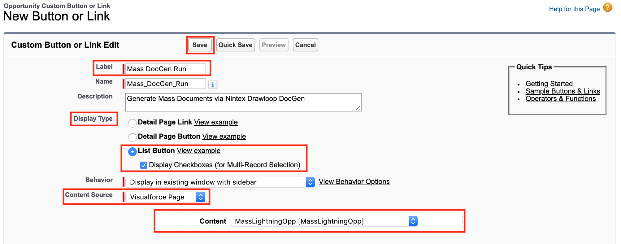 How to Create Custom Detail Page Button in Salesforce - SalesForce