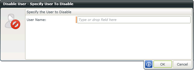 Disable User Screen