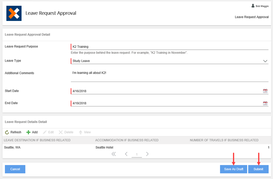 Application Form Fields