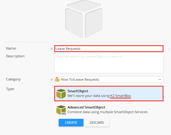 Create SmartBox SmartObject