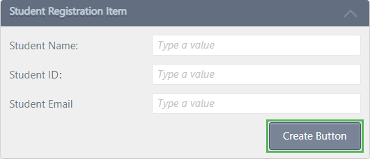 Student Registration Item View