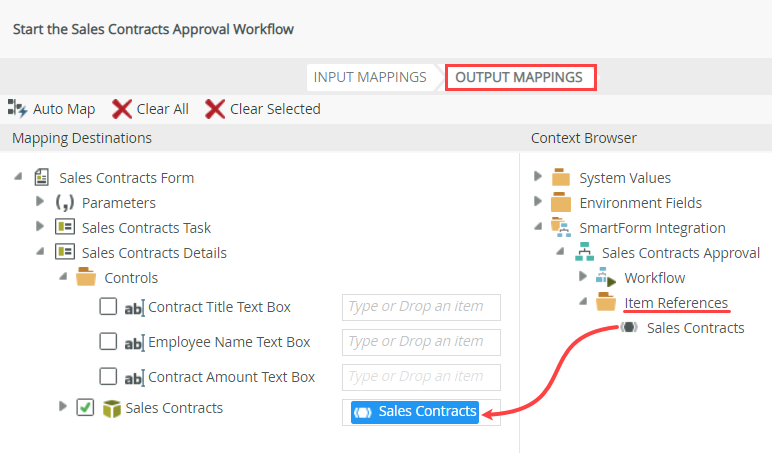 Configure Output Mappings