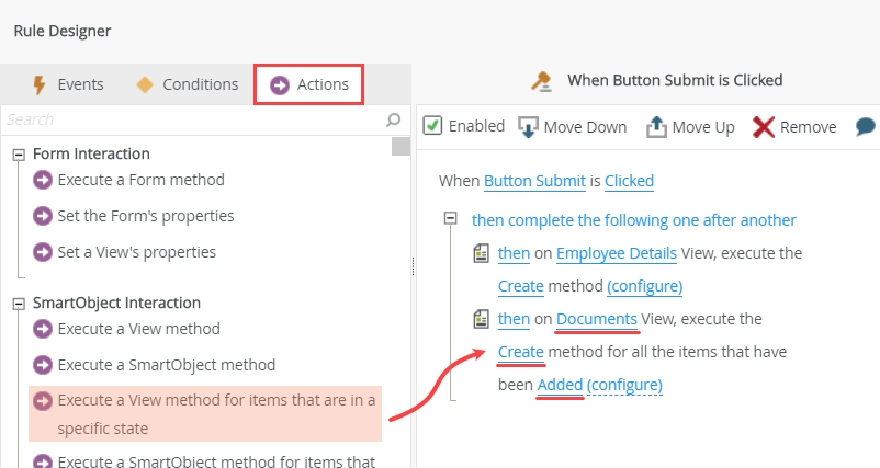 Execute View Method