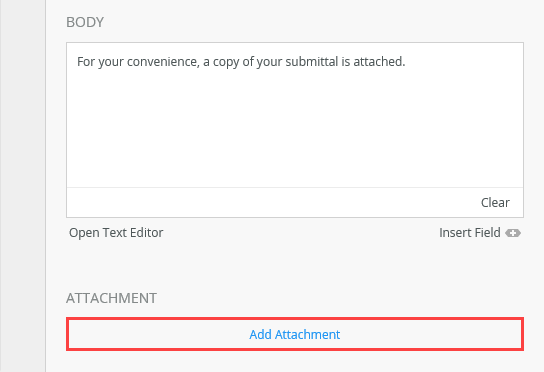 Add Attachment