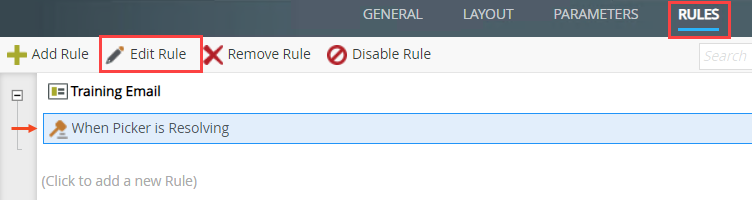 Configure Rule