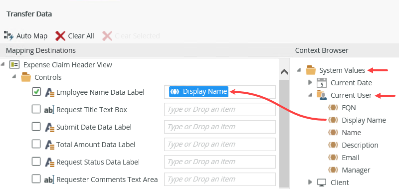 System Value Current User