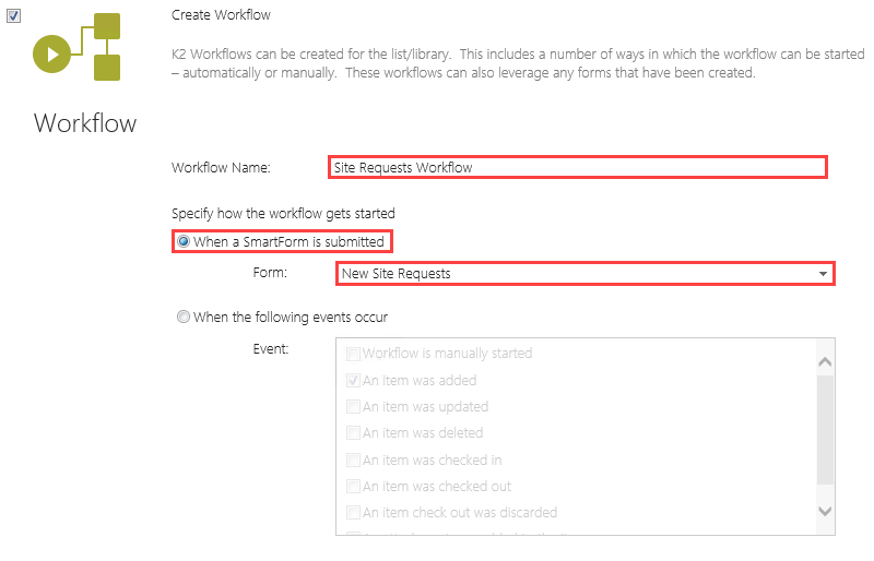 Workflow Component