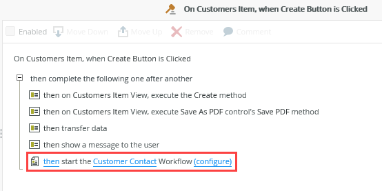 Start Workflow Action