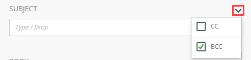 Task Notification tab