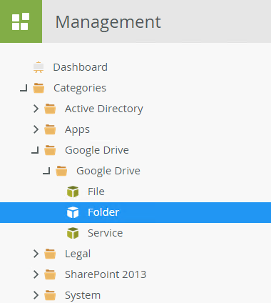 Example: Creating a custom workflow step for Google Drive