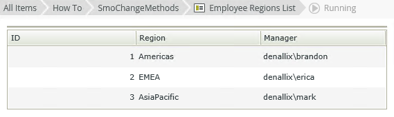 Results from Target Data Source