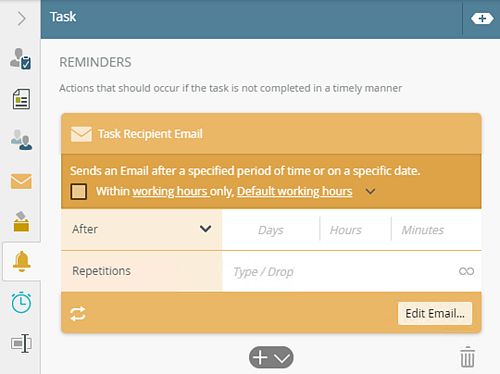 Send an email reminder