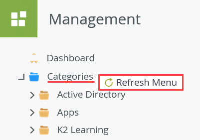 Refresh Menu