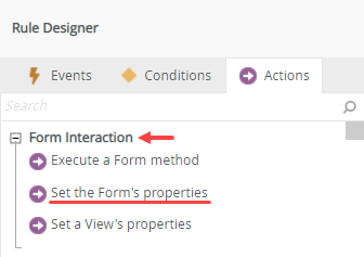 Set the Form's properties