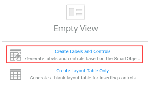 Create Labels and Controls