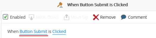 Button Submit Clicked