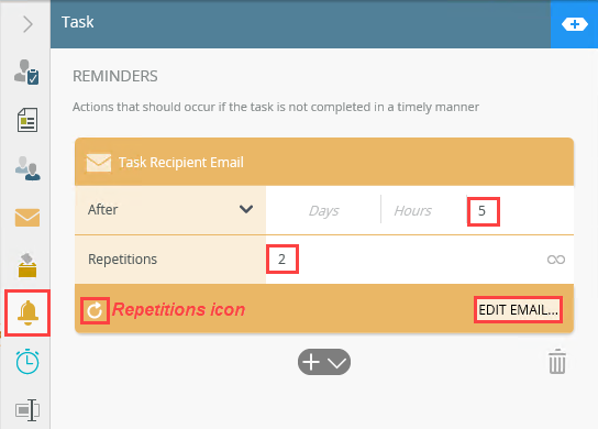 Configure Reminder Repetitions
