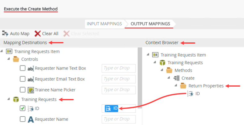 Configure Output Mappings