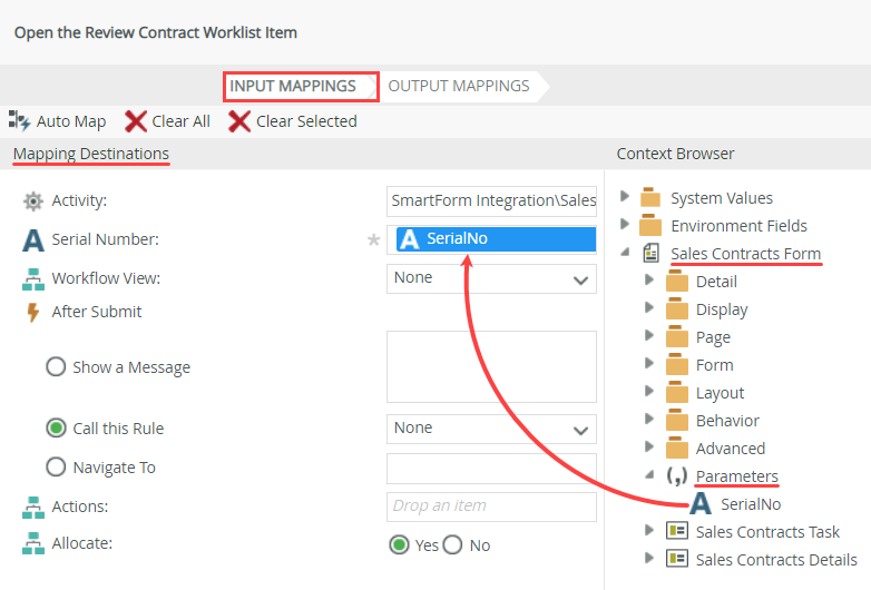 Input Mappings