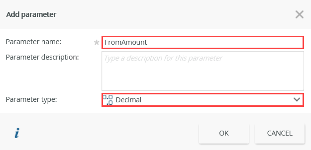 Adding a Parameter