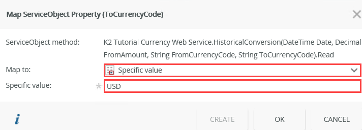 Specifying Input Parameter