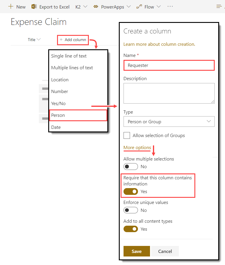 Requester Properties