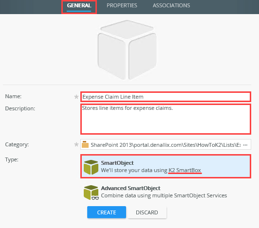 SmartObject General Settings