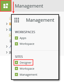 Accessing Sites from K2 Management