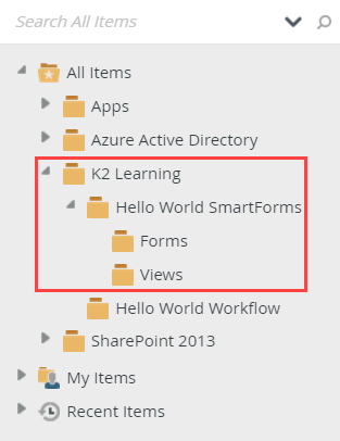 Hello World SmartForm Categories