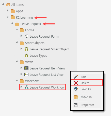 Delete Workflow