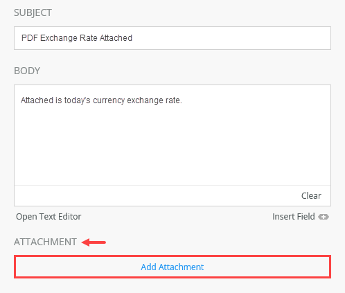 Attachment Section