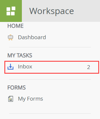 K2 Workspace Inbox
