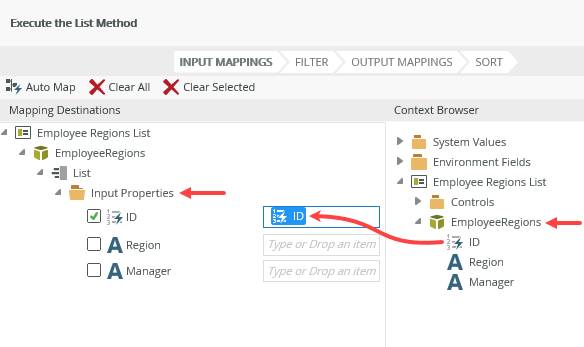 Input Mappings