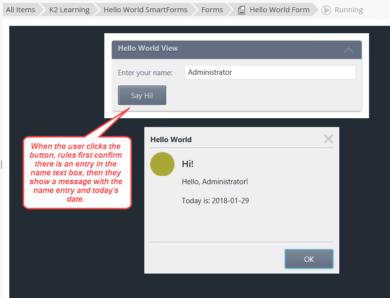 Hello World - SmartForms Application Design