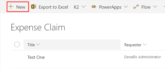 Add New Item to SharePoint List