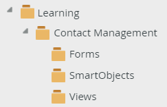 Contact Management Categories