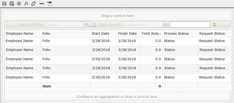 Completed Report List View