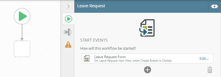 Leave Request Workflow with SmartForm Association