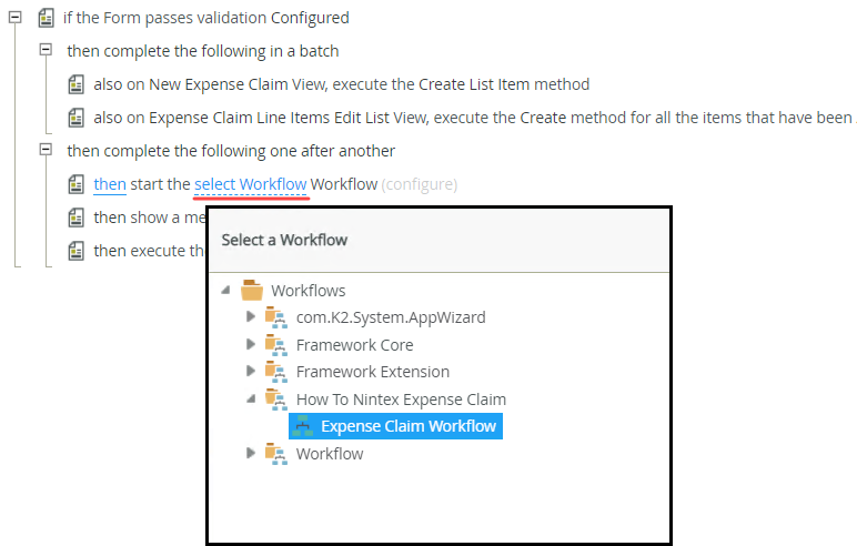 Selecting a Workflow