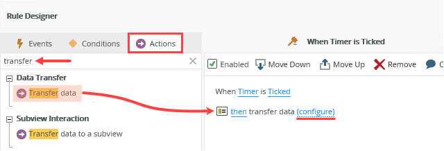 Transfer Data