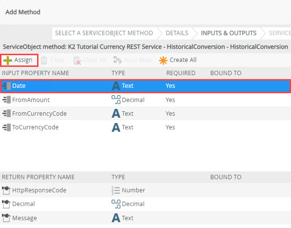 Assign a Parameter Value