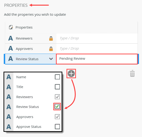 Adding a PROPERTIES Column - Update Document Properties