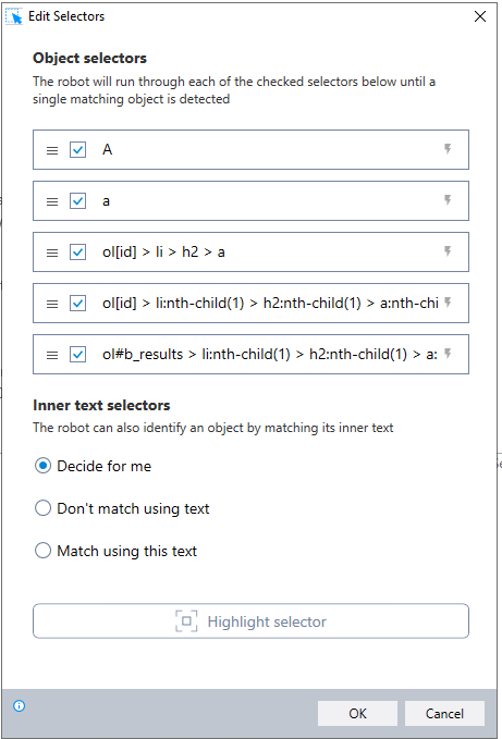Get HTML Object Text