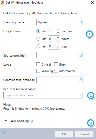 Get Windows Event Log Data