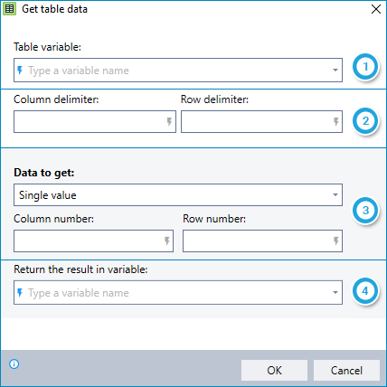 Get Table Data