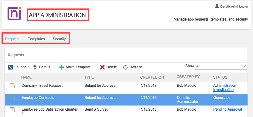 Administrator Tools