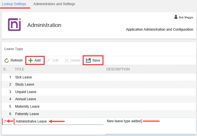 New Lookup Option